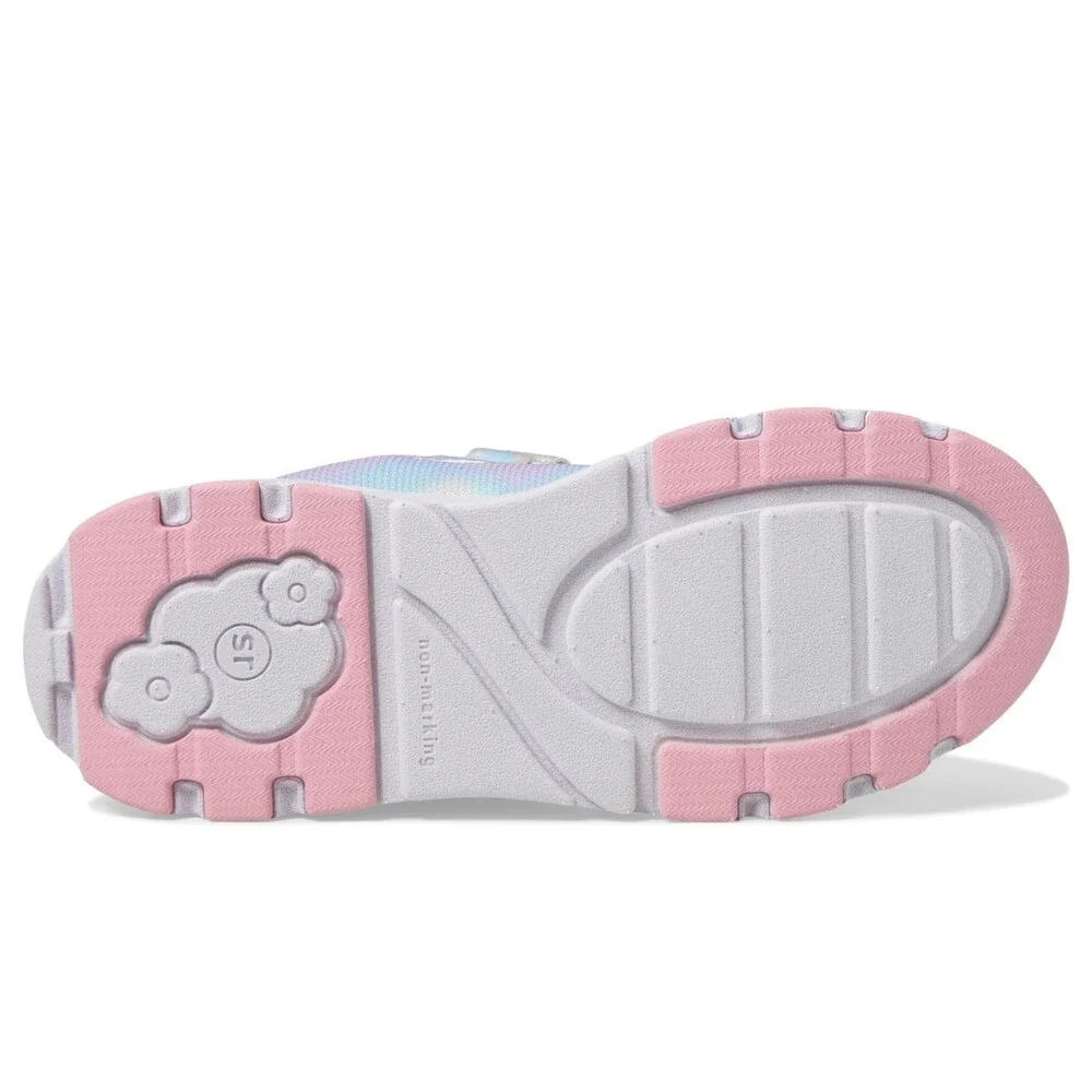 Stride Rite Lighted Glimmer 2.0 CG037302 Girls 2 Wide Multi Casual Shoes RHS9470